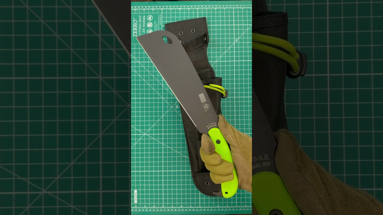 KABAR Zombie Zomstro Chopper knife5705. The zombie killer. YouTube