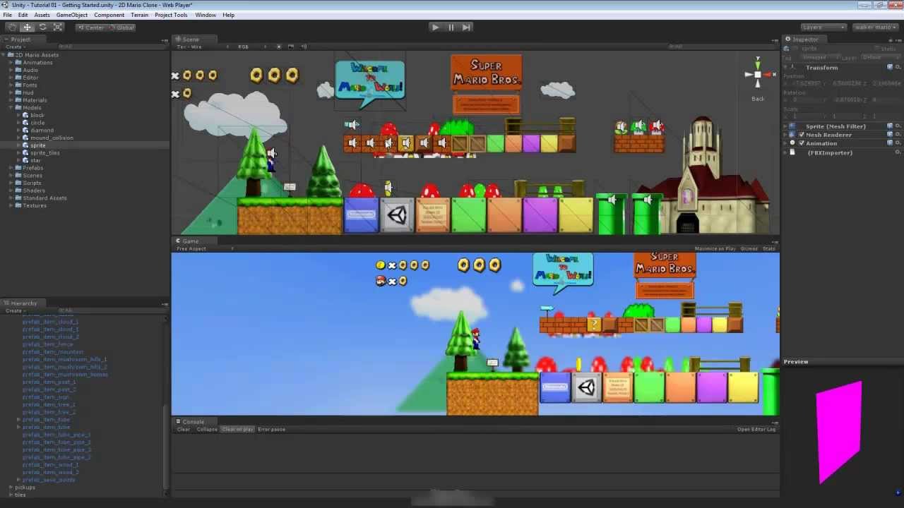 Image result for unity super mario