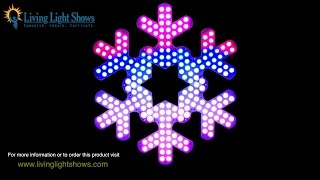 Living Light Shows - Pixel MegaFlake 48 Demonstration w/QuickPix Pro Pixels