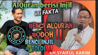 AlQuran MENGANDUNG INJIL. ini FAKTA, VALID‼️Frans Donald, apresiasi @syaifulkarim6981