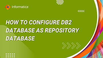 How to Configure DB2 Database as Repository Database