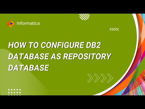 How to Configure DB2 Database as Repository Database