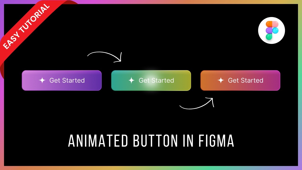 Animated button in figma #shorts #figmadesign #button #youtubeshorts # ...
