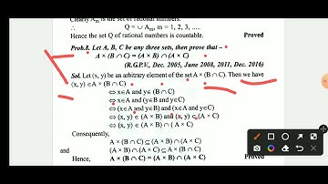 Let A,B,C be any three sets, then prove that A x (B∩C) = (A x B)  ∩ (A x C)