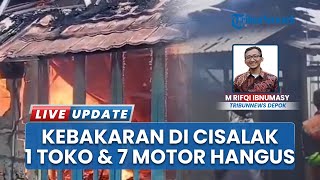 Amukan Si Jago Merah Hanguskan Gudang hingga 7 Unit Motor di Kawasan Cisalak Pasar Depok Jabar