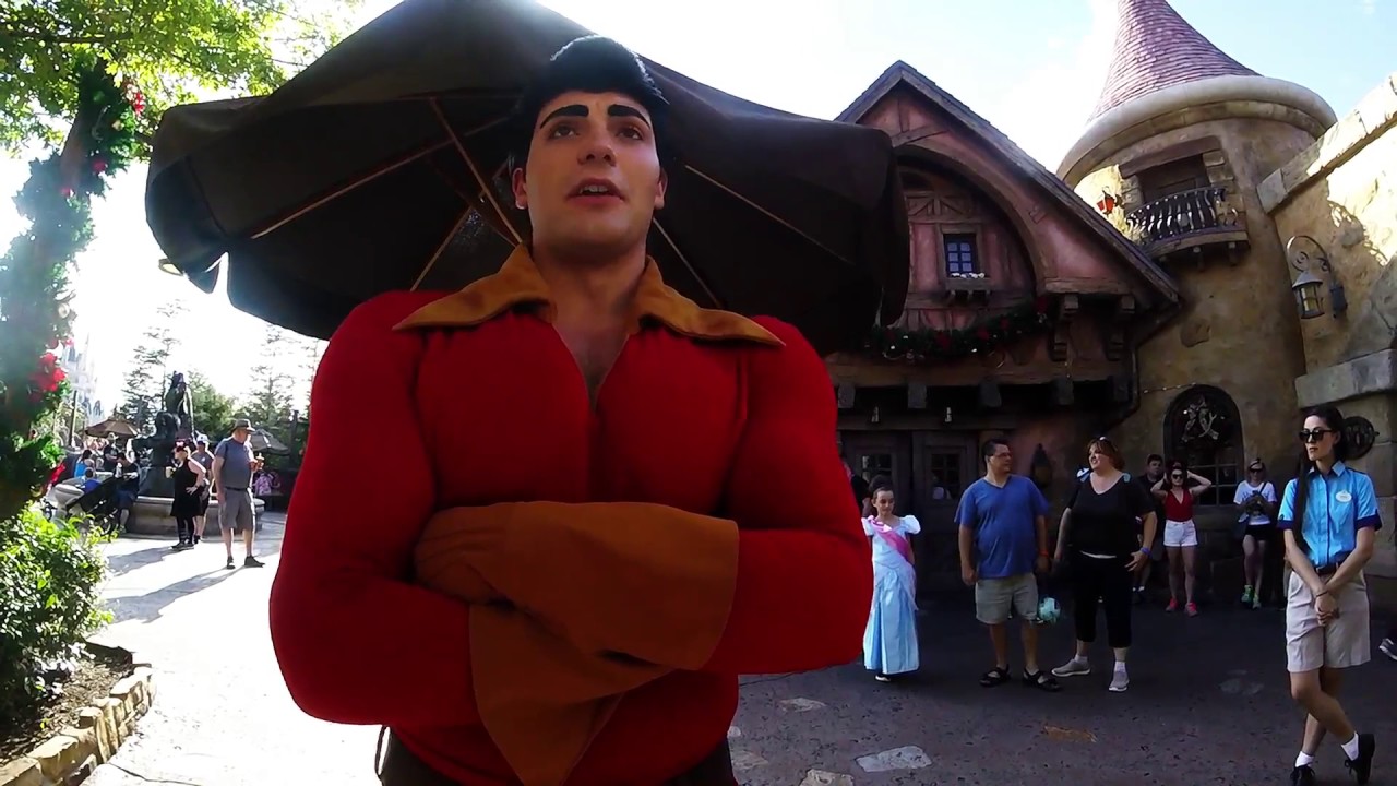 Meeting Gaston at Walt Disney World -- The True Hero of Beauty and the Beast?