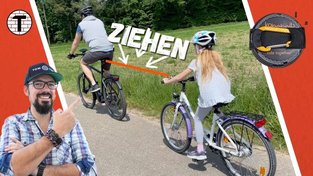 TV+ Deutscher Tüftler erfindet sicheres winziges E-Bike Abschleppseil für  Kinder Kommit Kai Gimmler 