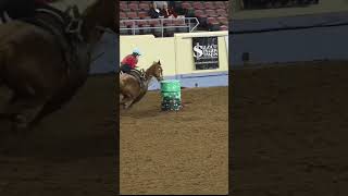 Falling Off At The BBR World Finals.. #barrelracing #equestrian #horses