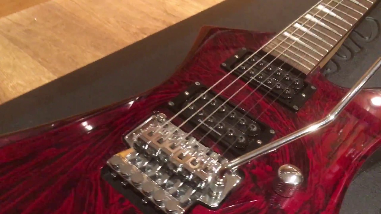 JACKSON KELLY KE3 GUITAR CRIMSON SWIRL, BOLT-ON NECK, SEYMOUR DUNCAN PICKUPS, MIJ MADE IN JAPAN