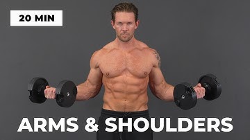 20 Min Dumbbell Arms & Shoulder Workout (Strength + Definition)