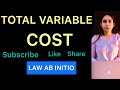 Total Variable Cost                                 #TotalVariableCost #economics #cost
