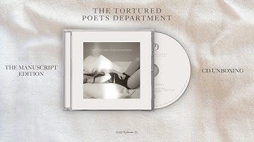 Taylor Swift | The Tortured Poets Department (The Manuscript Edition) | CD Unboxing