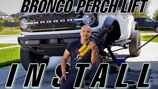 INSTALLING PERCH COLLARS ON 2021 FORD BRONCO. How To Install a Leveling Kit On a Ford Bronco.