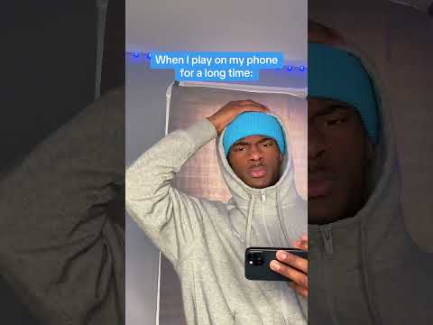 When I play on my phone for a long time 💀