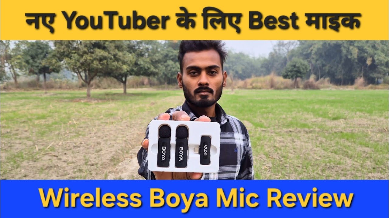 Best Mic for YouTube | Boya Mic Review 