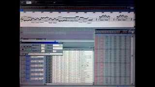 DTM(MIDI) on Mozart Symphony No.40 G-minor K.550 4th movement