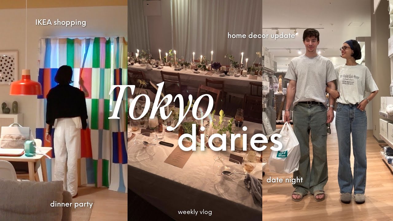 インテリア熱高まる週🛋IKEA・ニトリ購入品＆ティファニーイベントで憧れの人に会う♡夫婦寿司デート🍣