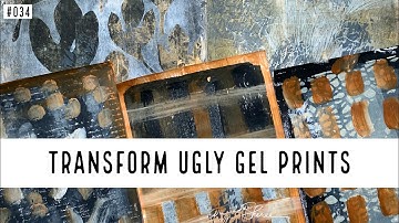 UGLY Gel Prints Made LOVELY with Layers