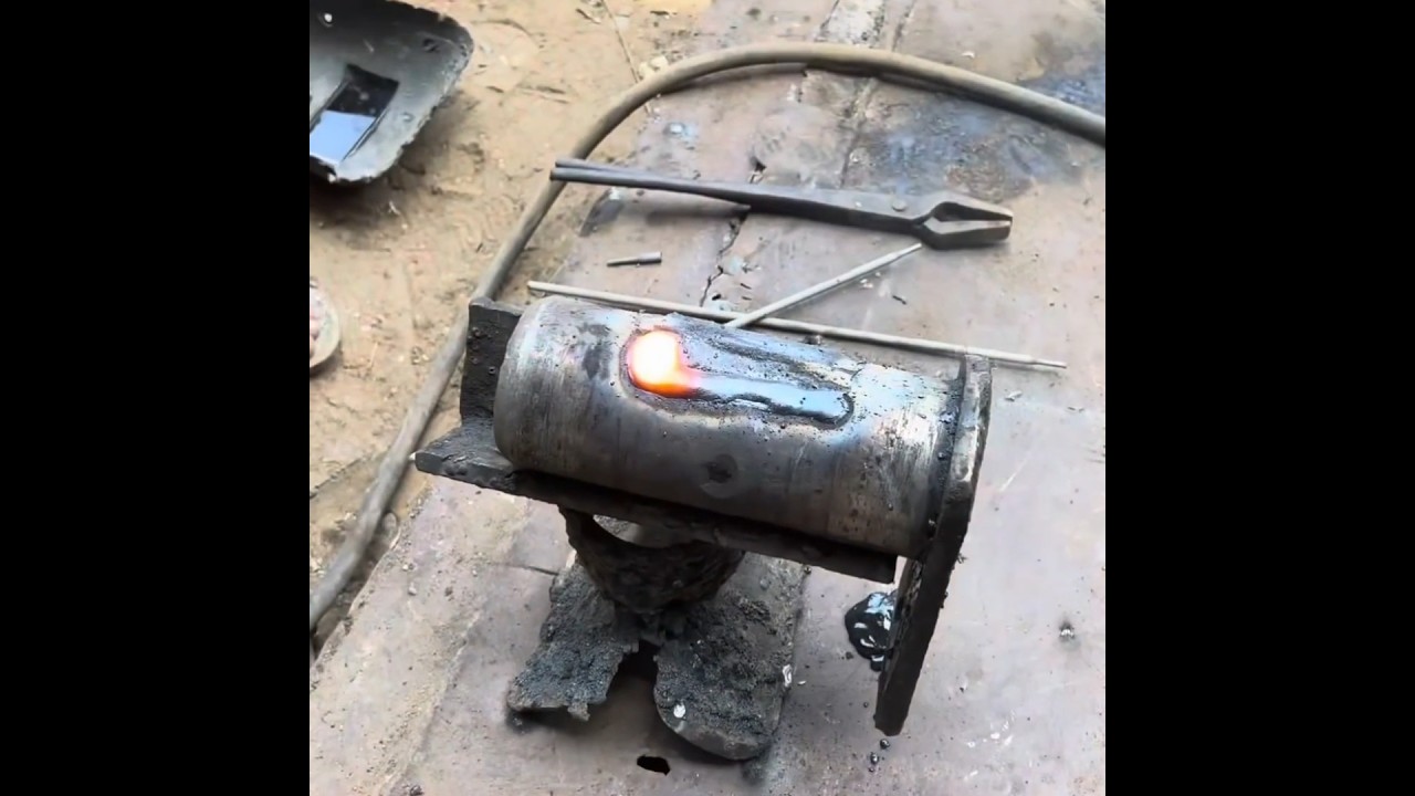 Excavator pin Repair process 