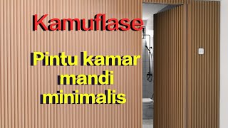 Kamuflase pintu kamar mandi bawah tangga @bagussragi