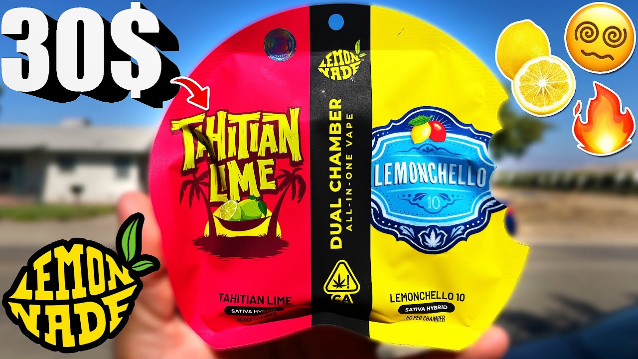 This COOKIES DUAL CHAMBER tasted like LEMONADE… Lemonchello