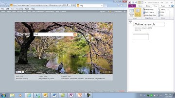 How to gather online research in Microsoft OneNote 2010