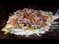 korean seafood pancake - pajeon 12,000KRW / korean street food