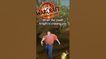 When the death knight is chasing you #worldofwarcraft #warcraft #thewarwithin #warwithin #mmorpg