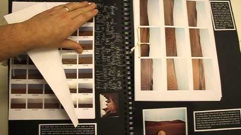 A-Level Photography Sketchbook "Unusual portraiture"- 2015 exam