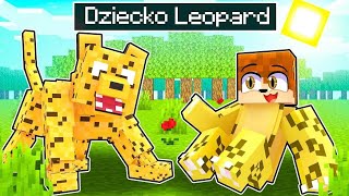 URODZIŁEM SIĘ JAKO MAŁY LEOPARD w Minecraft!