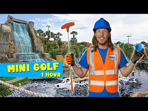 Mini Golf Putt Putt with Handyman Hal | Tools for Kids | Handyman Hal Fun Videos for Kids