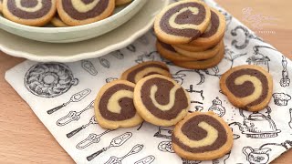 Pinwheel Cookies 双色酥饼