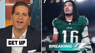 GET UP | Eagles are STACKED - Peter Schrager on Eagles steal Steelers to draft WR Makai Lemon #20th
