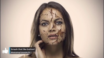 How to Create Realistic Cracked Skin using Photoshop
