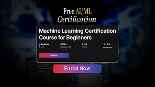 Machine Learning Certificate Course For Beginners Free Ml Course