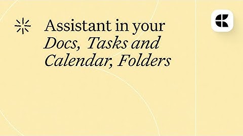 Where Craft Assistant Works: Docs, Tasks, Calendar & Folders”