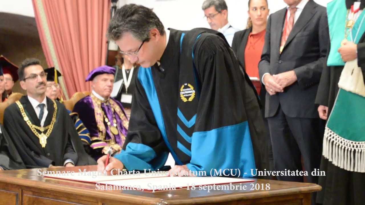 Semnarea Magna Charta Universitatum de către Universitatea Politehnica din București politehnica iasi