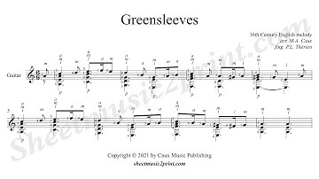 Greensleeves - Guitar