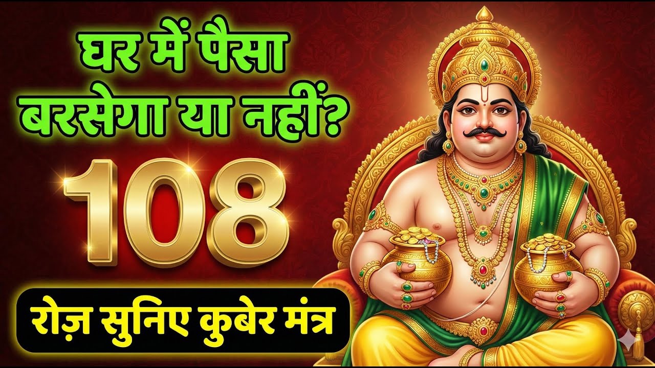 108 Times Kubera Mantra 💰 | धन, Money, Wealth & Prosperity Attraction 💎