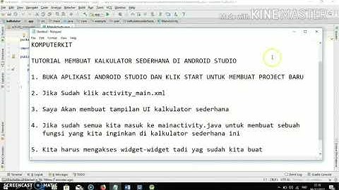 Membuat Kalkulator Sederhana - Android Studio