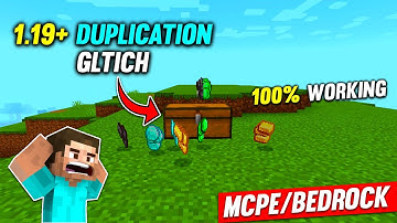 New Duplication Glitch In Minecraft Pe 1.19.50 | Minecraft Pe 1.19+ Duplication Glitch!