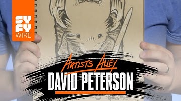 David Petersen Sketches Mouse Guard (Artists Alley) | SYFY WIRE