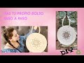 DIY COMO HACER UN BOLSO REDONDO MUY FÁCIL .  #handmade