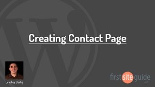 How to Create a Contact Page - WordPress Basics