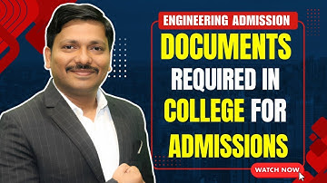 DOCUMENTS REQUIRED FOR ENGINEERING ADMISSION 2025 | MHT-CET 2025 | DINESH SIR