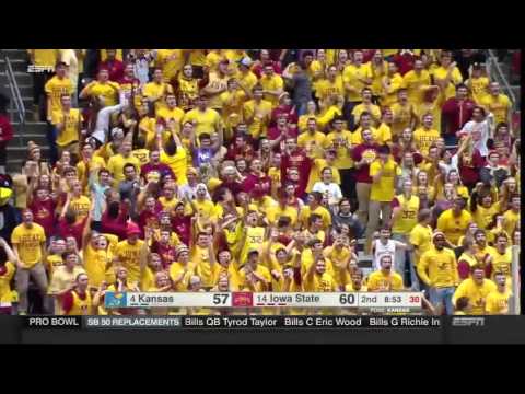 Kansas at Iowa State | 2015-16 Big 12 Men's Basketball Highlights