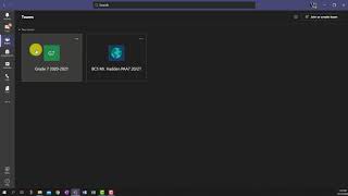 Microsoft Teams Intro: Left Menu Buttons