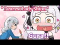 Gura's Passionate Love Letter to Shion and Shion's Reaction After Seeing [Animated Hololive/Eng sub]