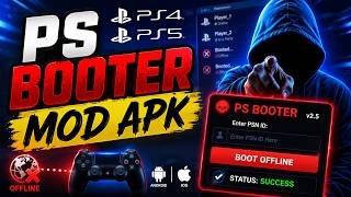 PS Booter MOD APK Download - How To Boot People Offline ON PS4 PS5 iOS Android (UPDATED)