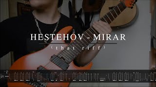 Hestehov - Mirar (that riff) cover (ON-SCREEN TABS)